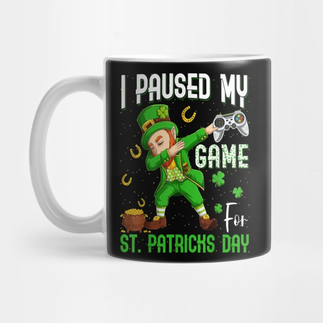 Dabbing Leprechaun I Paused My Game For St Patrick's Day by Mhoon 